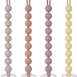 Pastel Beaded Pacifier Clips